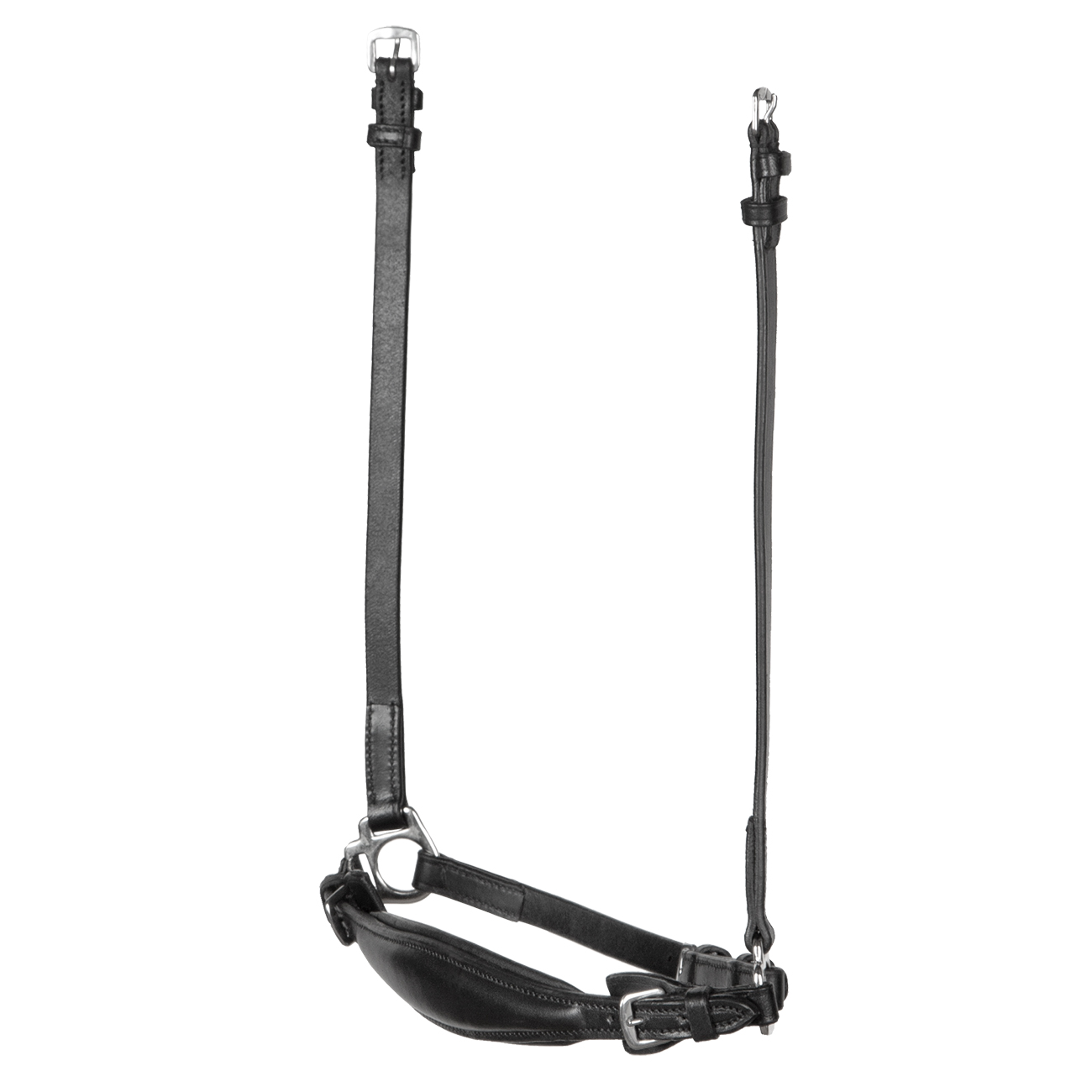 Reithalfter-Hannover-Stride-Schwarz-beidseitig-verschnallbar