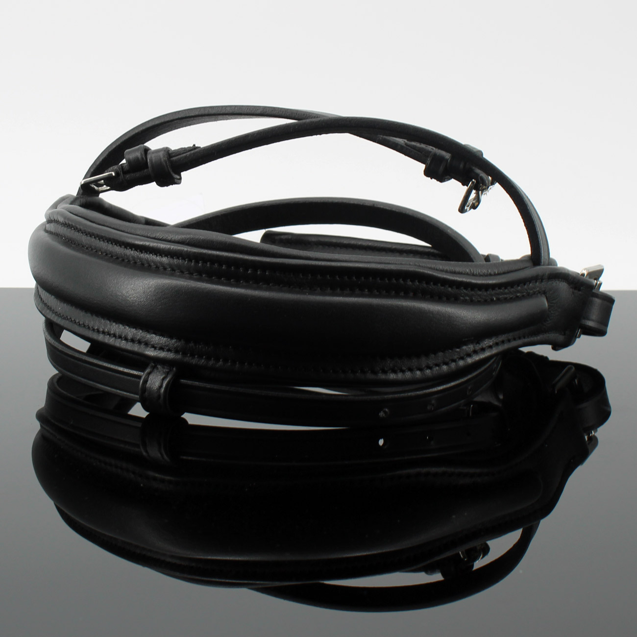 Custom-breites-dickes-Reithalfter-polster-ausschnitt-lefzen-Trense-Zaum-Warmblut-Wb-Vollblut-Vb-Pferd-2