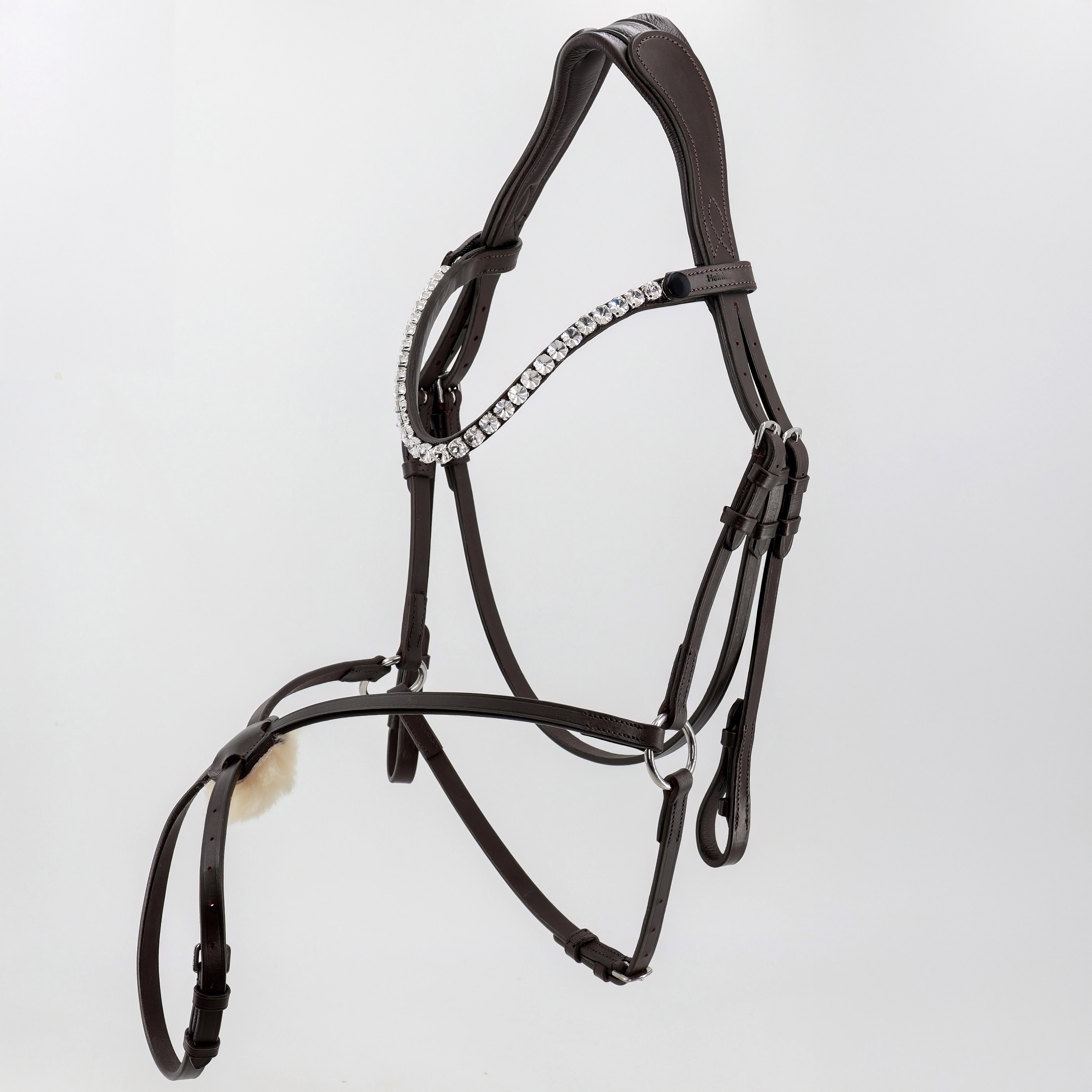 Trense-Mexikanisch-Braun-mit-Zaumhaken