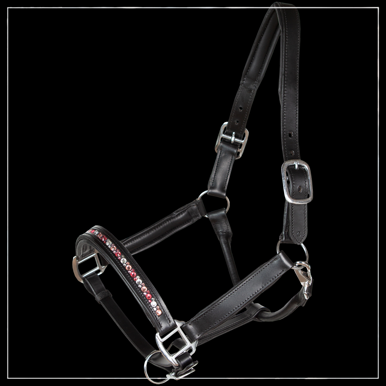 Lederhalfter-mit-Strass-Besatz-Glitzer-Dust-Heart-WB-VB