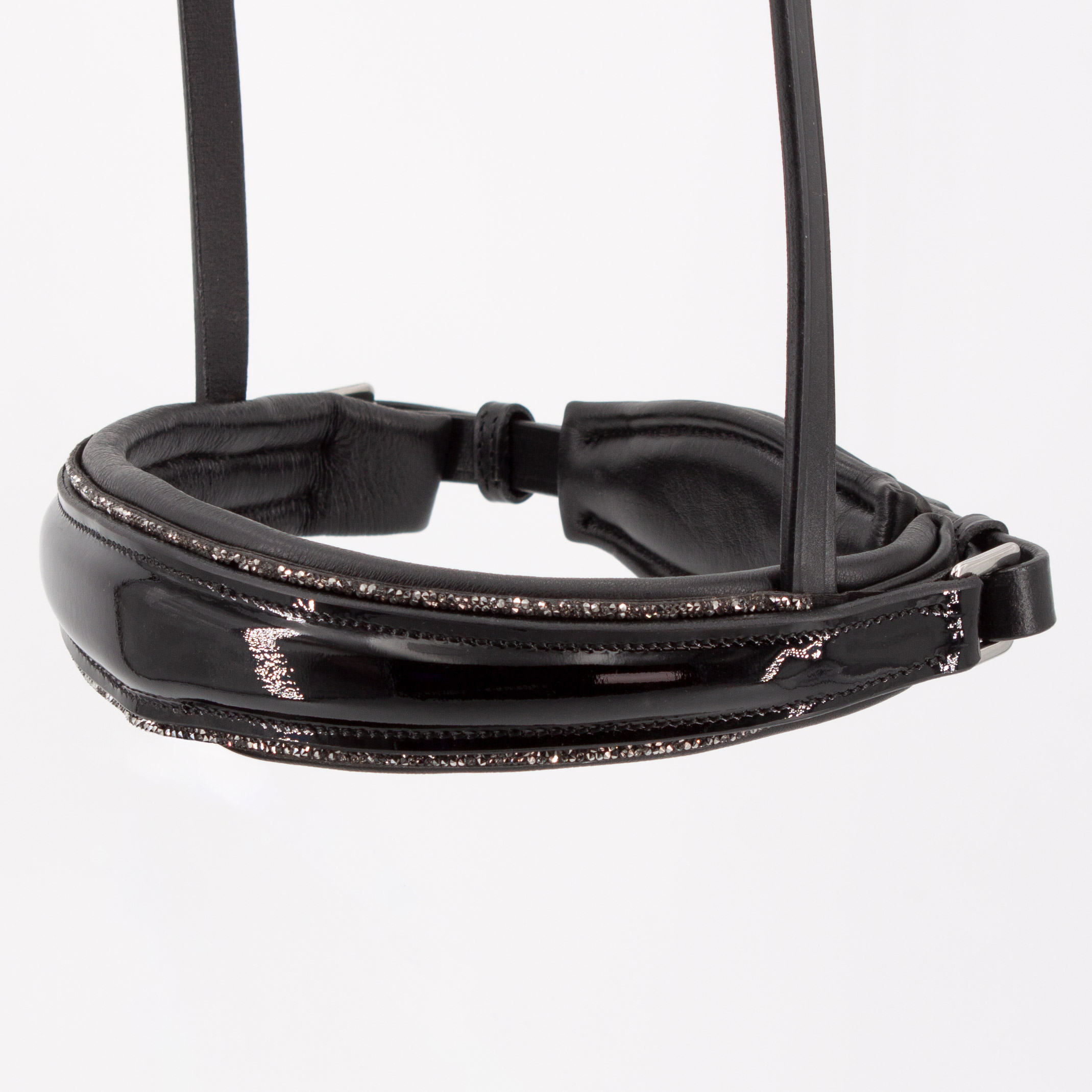 Reithalfter-Shiny-grey-ohne-Sperrriemen