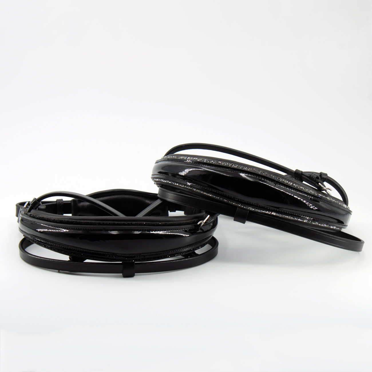 shiny-reithalfter-nasenriemen-glitzer-biese-silber-grau-schwarz-glitter