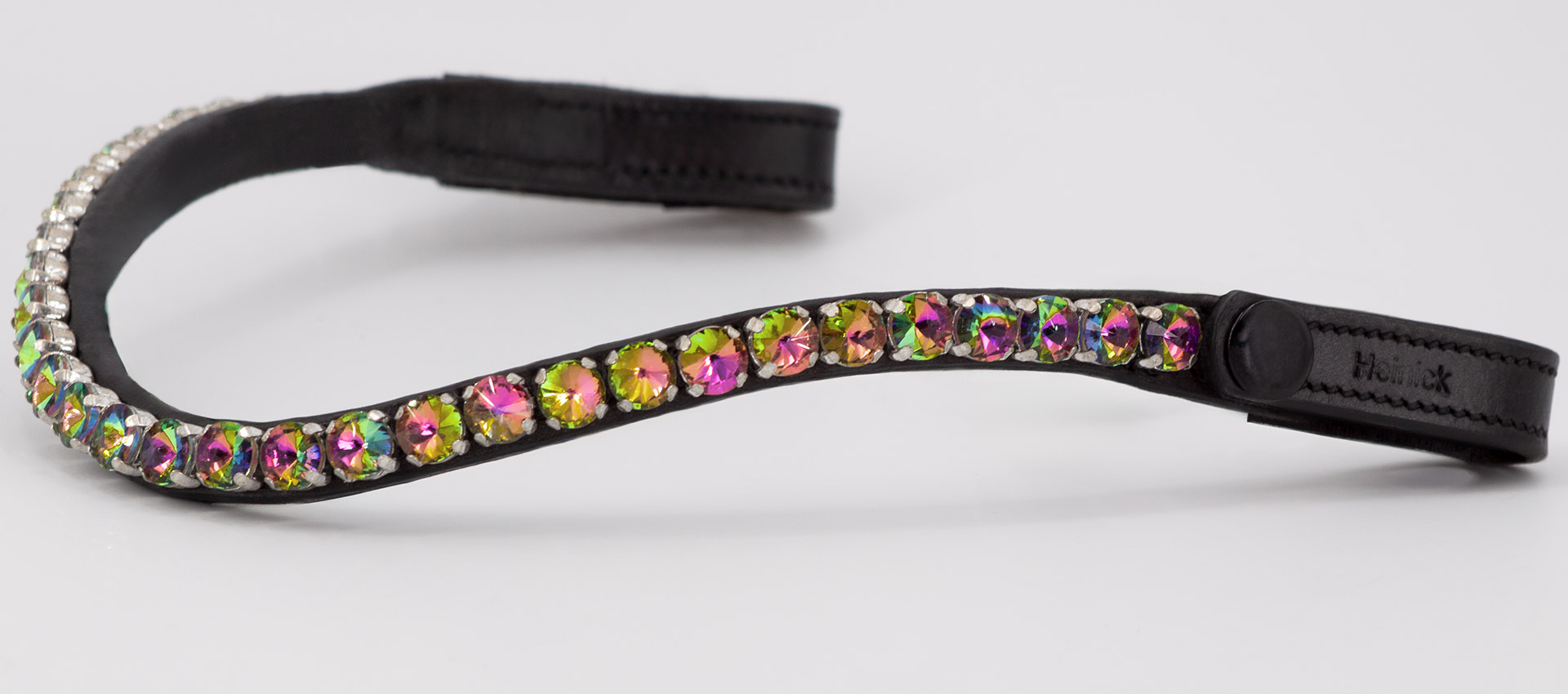 Stirnriemen-Schwarz-grosse-steine-Glow-Prisma