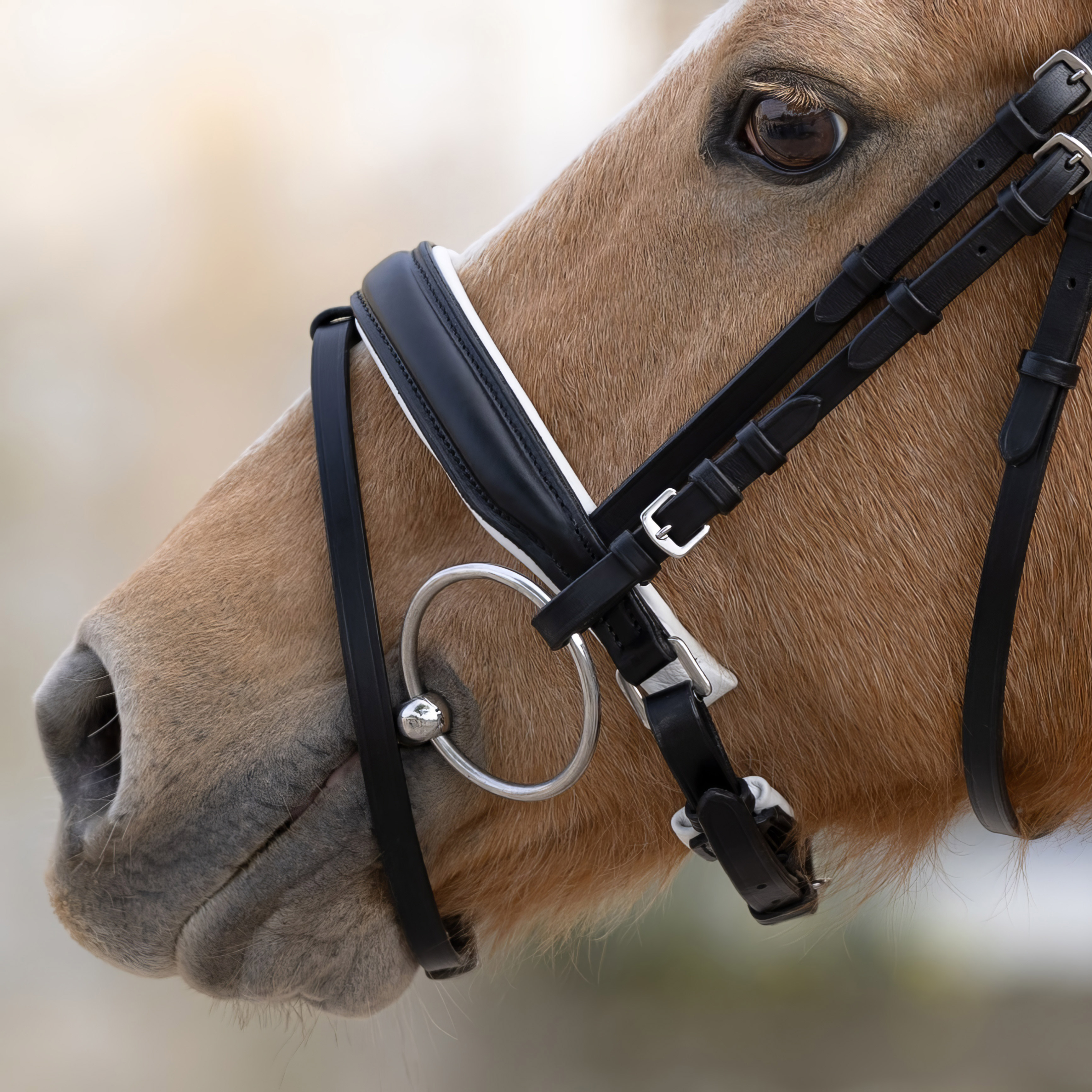 Reithalfter-Selection-Weiss-Schnallen