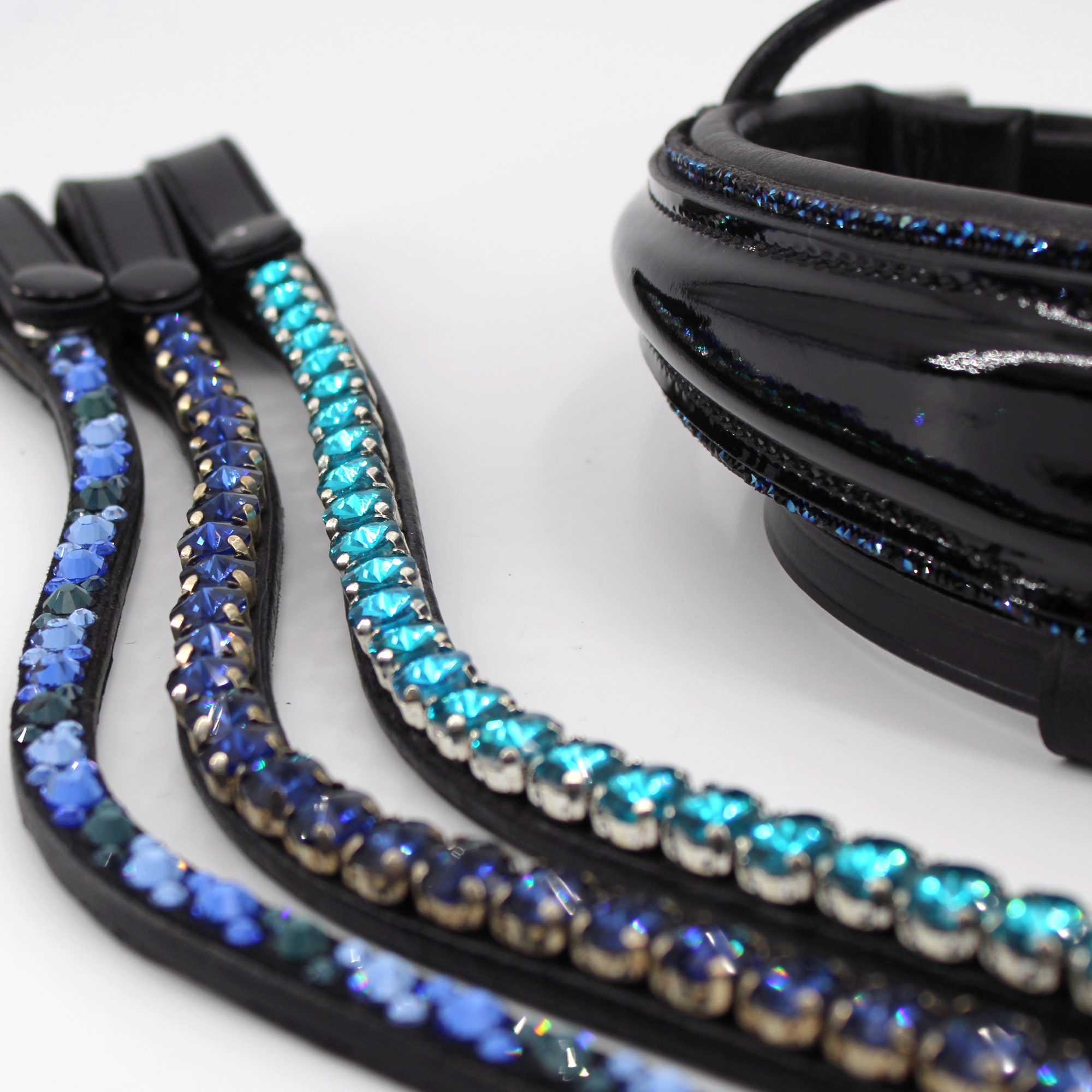 wechsel-stirnriemen-quick-change-stirnband-klett-druck-knopf-pferd-glitzer-warmblut-vollblut-full-cob-wb-vb-blau-navy-nacht-tauben-blue-midnighttuerkis-turquoise-7