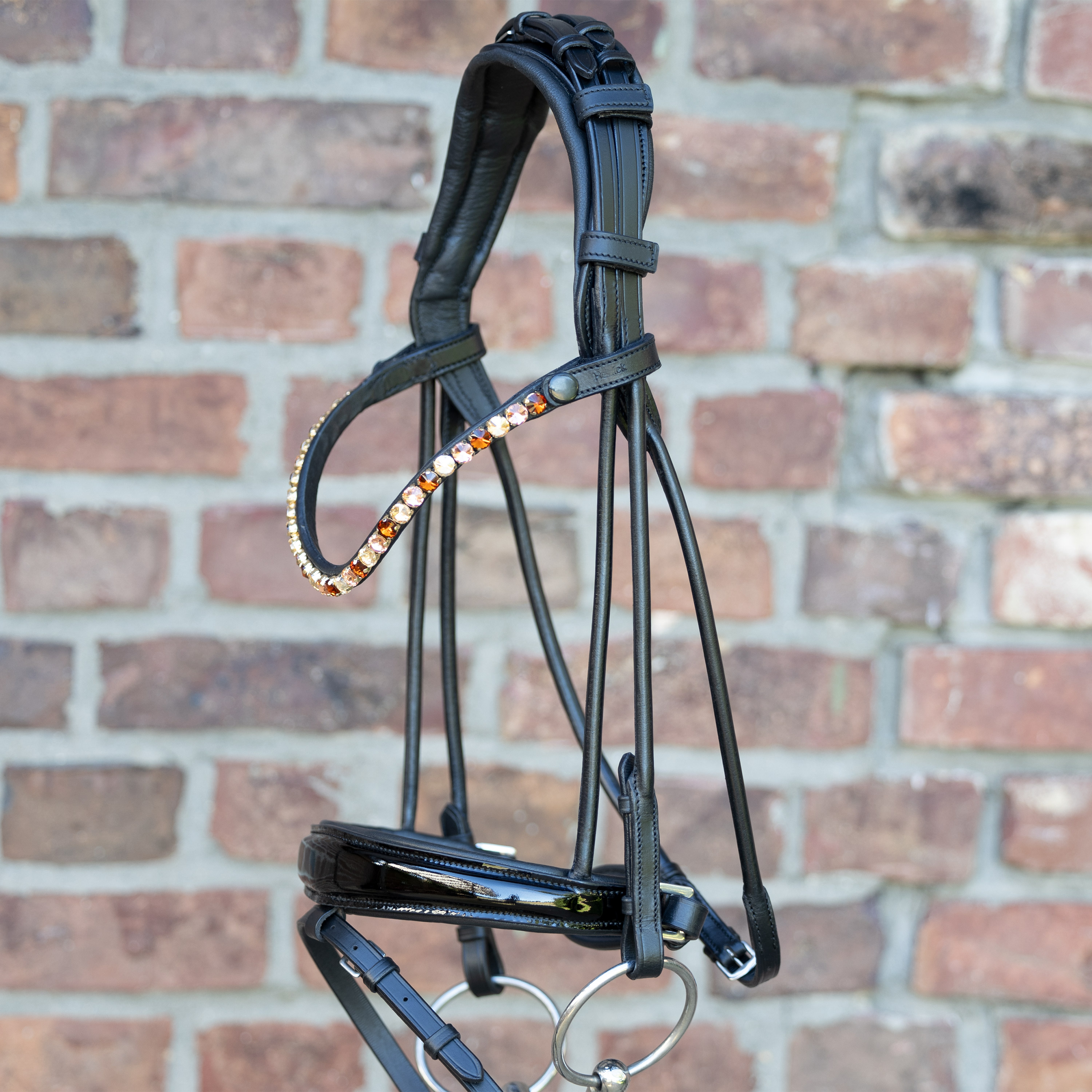 Trense-ProLine-Muenchen-Rund-Zaumhaken-mit-Sperrriemen-WB