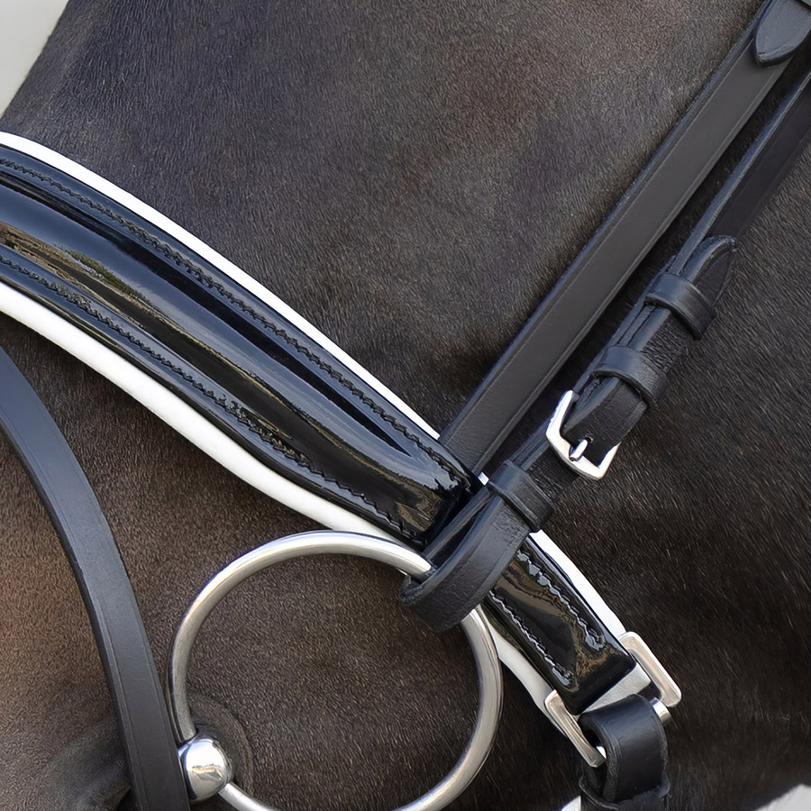 Gebissriemen-Selection-weiss-Schnallen