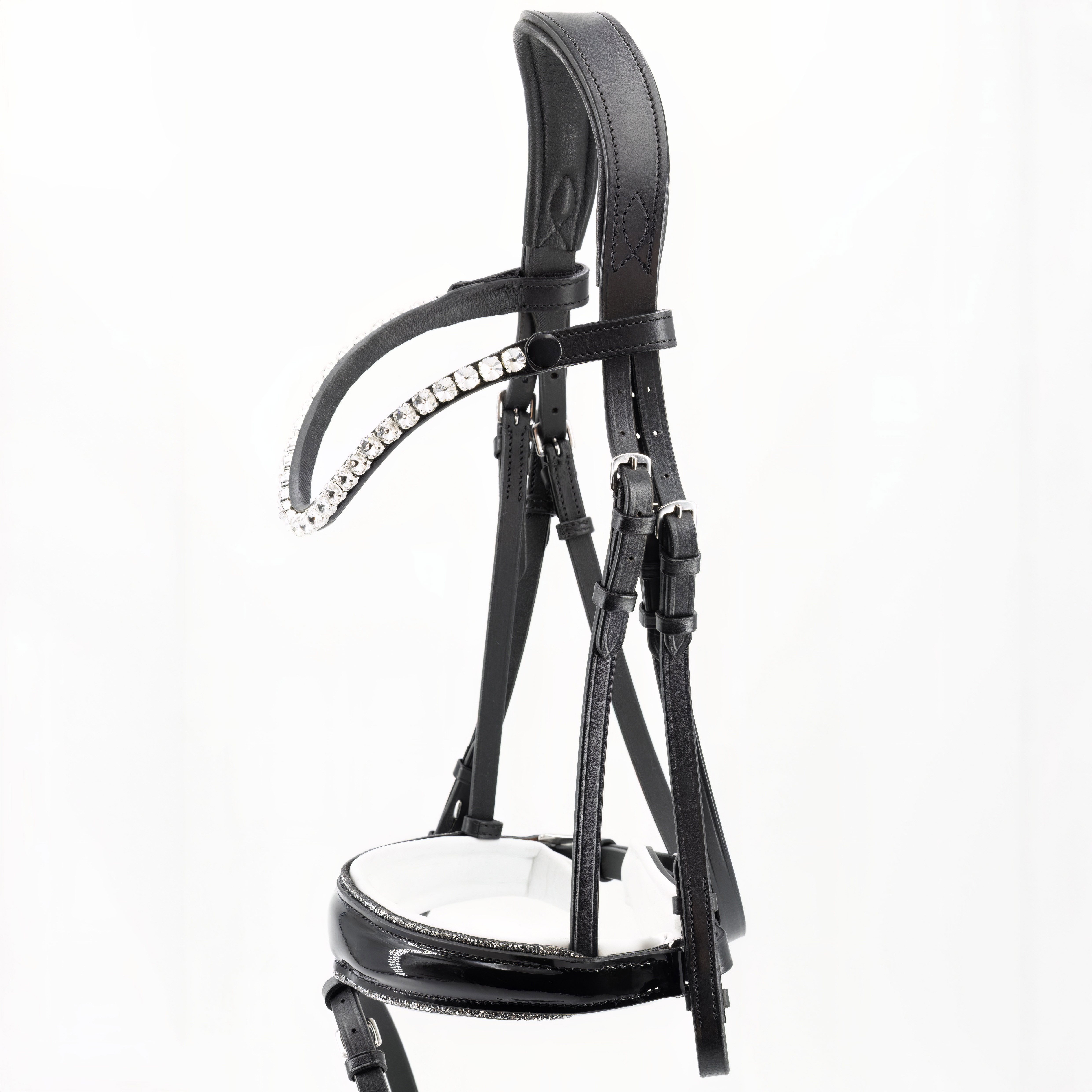 Trense-Shiny-silber-abnehmbarer-Sperrriemen