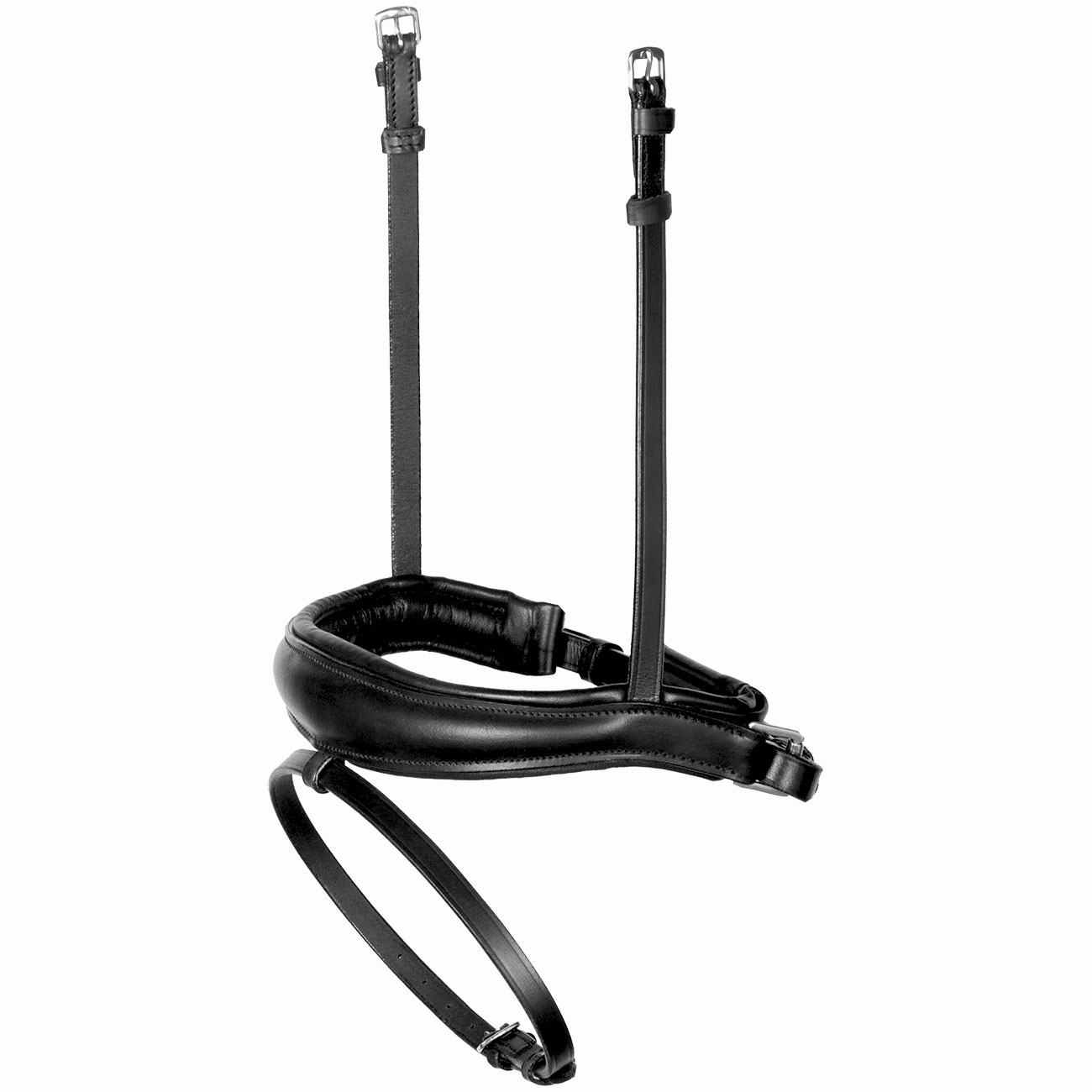 Trense-Competition-Schwarz-Reithalfter