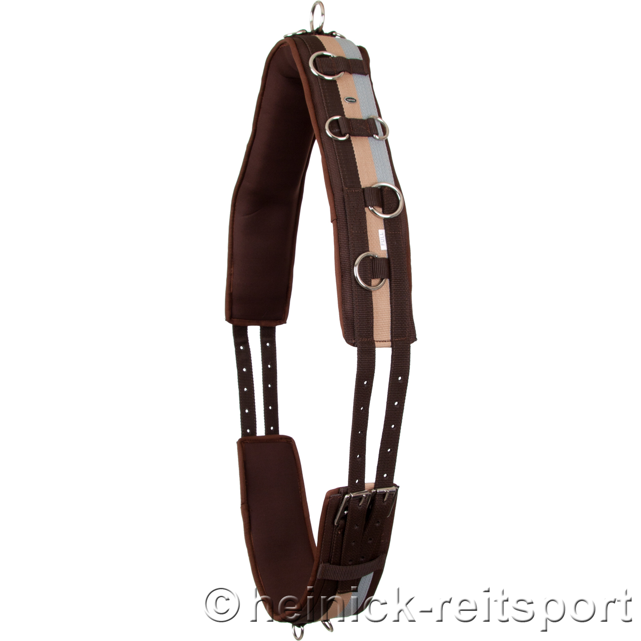 Longiergurt-Neopren-Braun-Beige